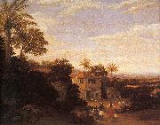 Paisagem com casa alpendrade Frans Post